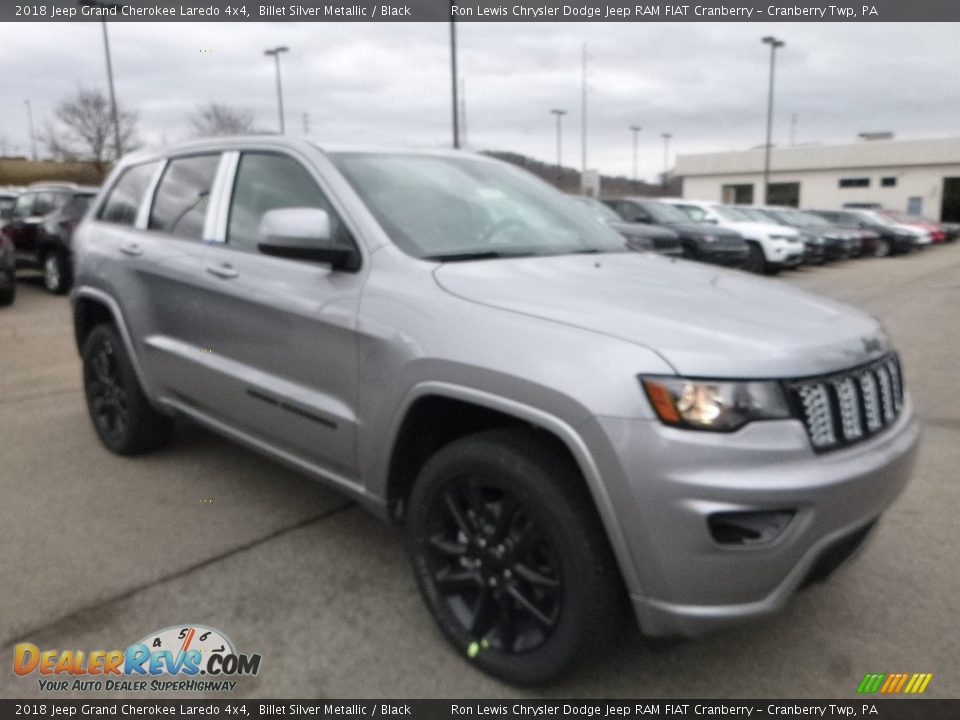 2018 Jeep Grand Cherokee Laredo 4x4 Billet Silver Metallic / Black Photo #7
