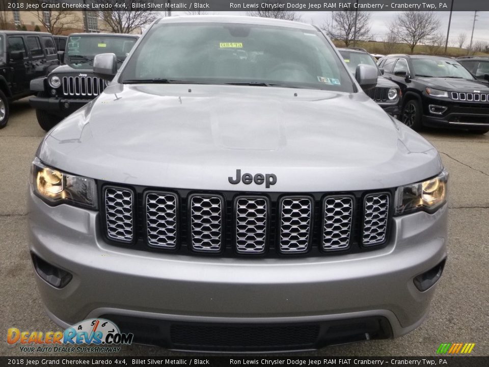 2018 Jeep Grand Cherokee Laredo 4x4 Billet Silver Metallic / Black Photo #8