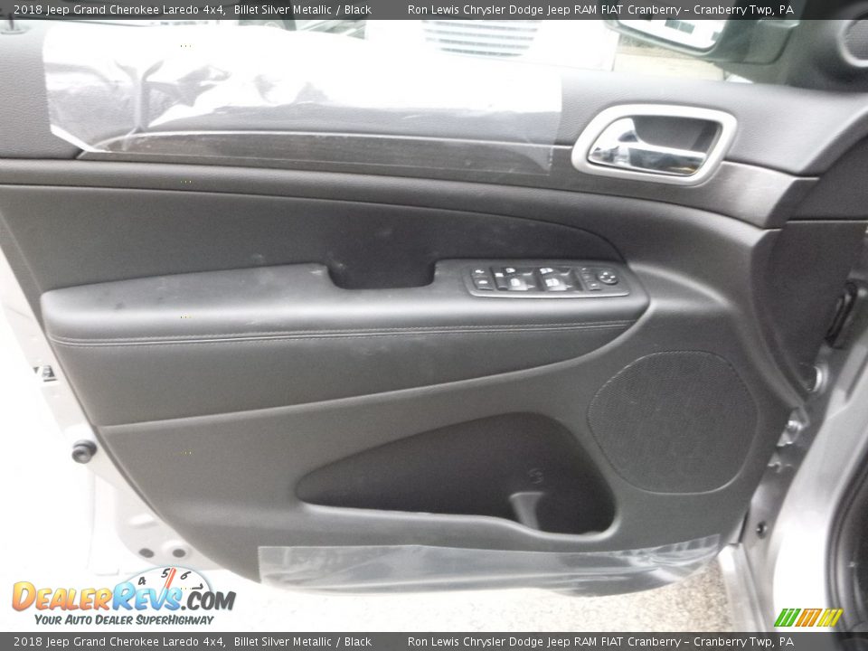 2018 Jeep Grand Cherokee Laredo 4x4 Billet Silver Metallic / Black Photo #13