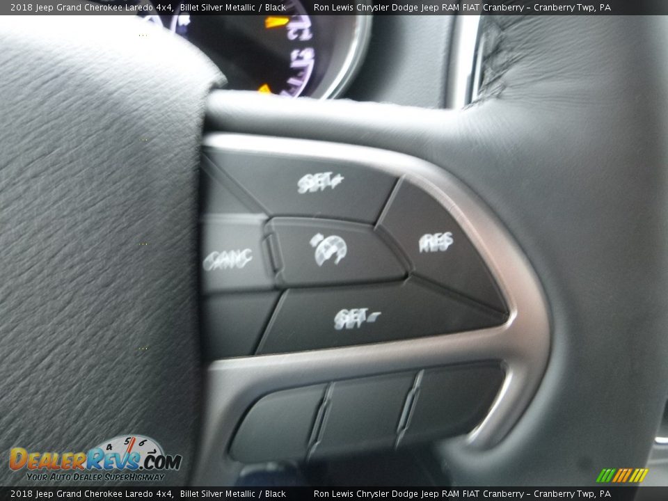 2018 Jeep Grand Cherokee Laredo 4x4 Billet Silver Metallic / Black Photo #18