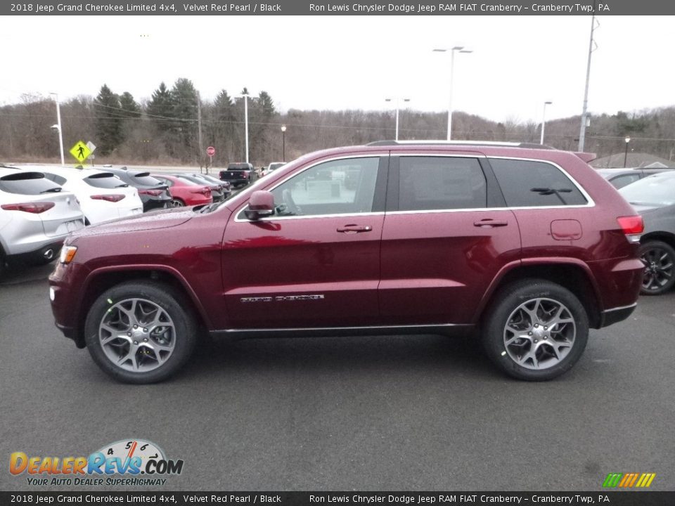 Velvet Red Pearl 2018 Jeep Grand Cherokee Limited 4x4 Photo #2