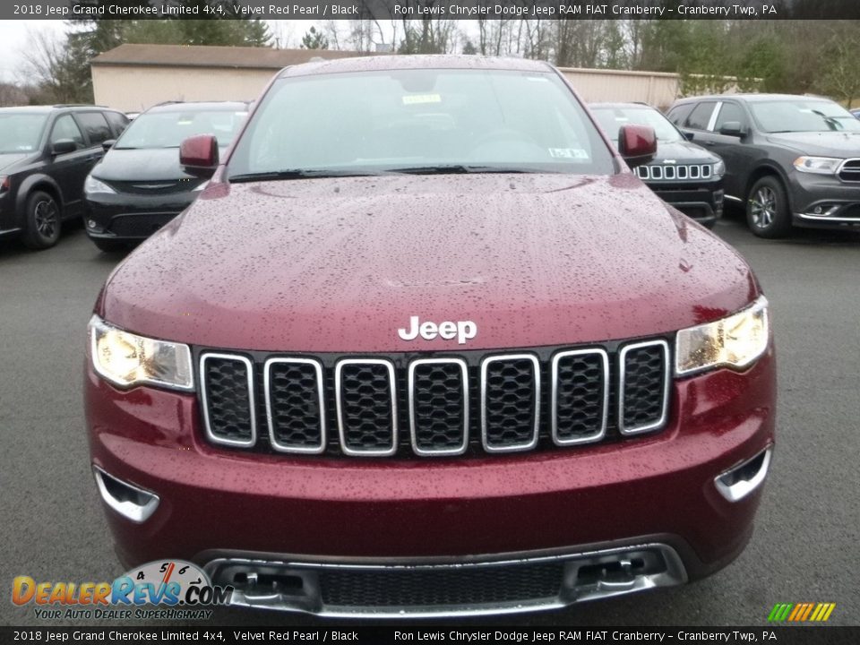 2018 Jeep Grand Cherokee Limited 4x4 Velvet Red Pearl / Black Photo #8