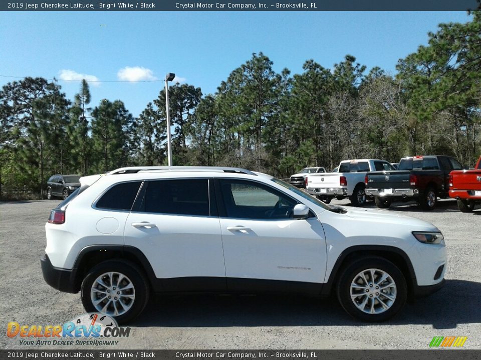 2019 Jeep Cherokee Latitude Bright White / Black Photo #6