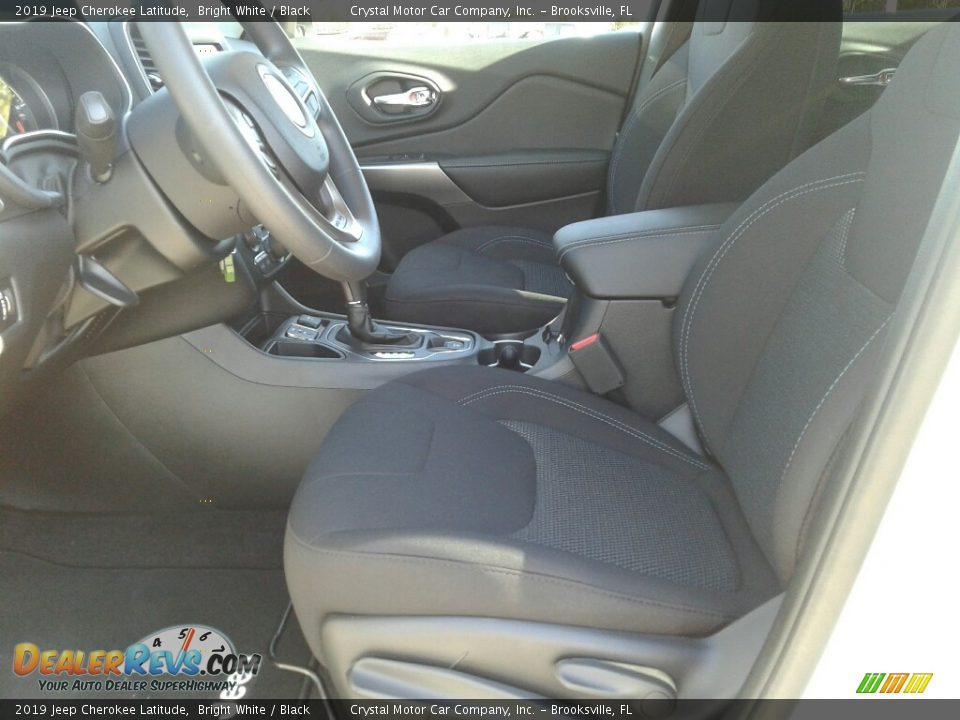 2019 Jeep Cherokee Latitude Bright White / Black Photo #9