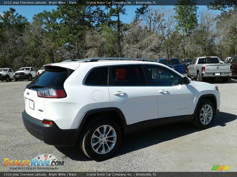 2019 Jeep Cherokee Latitude Bright White / Black Photo #5
