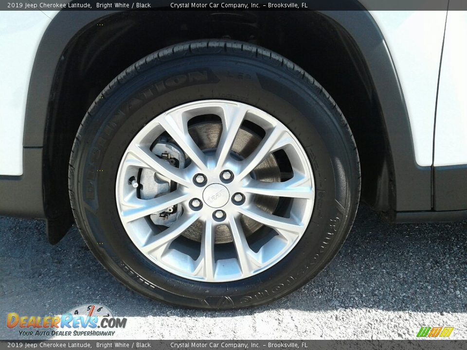 2019 Jeep Cherokee Latitude Bright White / Black Photo #20
