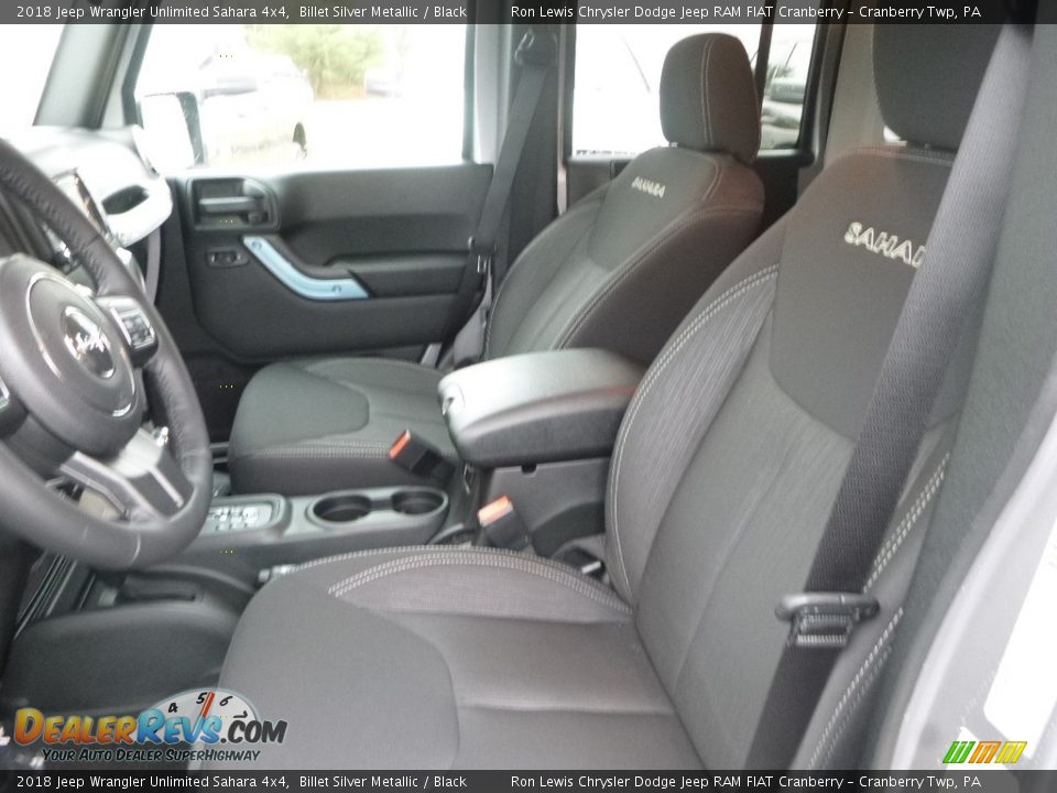 2018 Jeep Wrangler Unlimited Sahara 4x4 Billet Silver Metallic / Black Photo #14