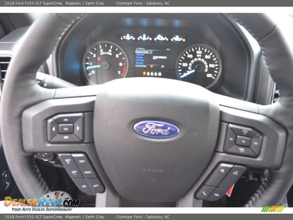 2018 Ford F150 XLT SuperCrew Magnetic / Earth Gray Photo #22