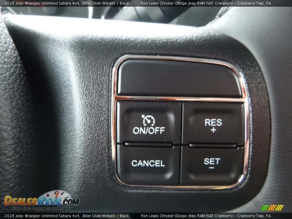 2018 Jeep Wrangler Unlimited Sahara 4x4 Billet Silver Metallic / Black Photo #18