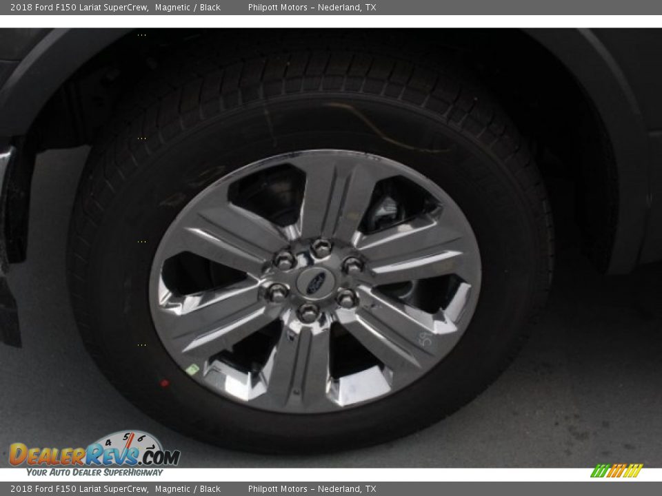 2018 Ford F150 Lariat SuperCrew Magnetic / Black Photo #4