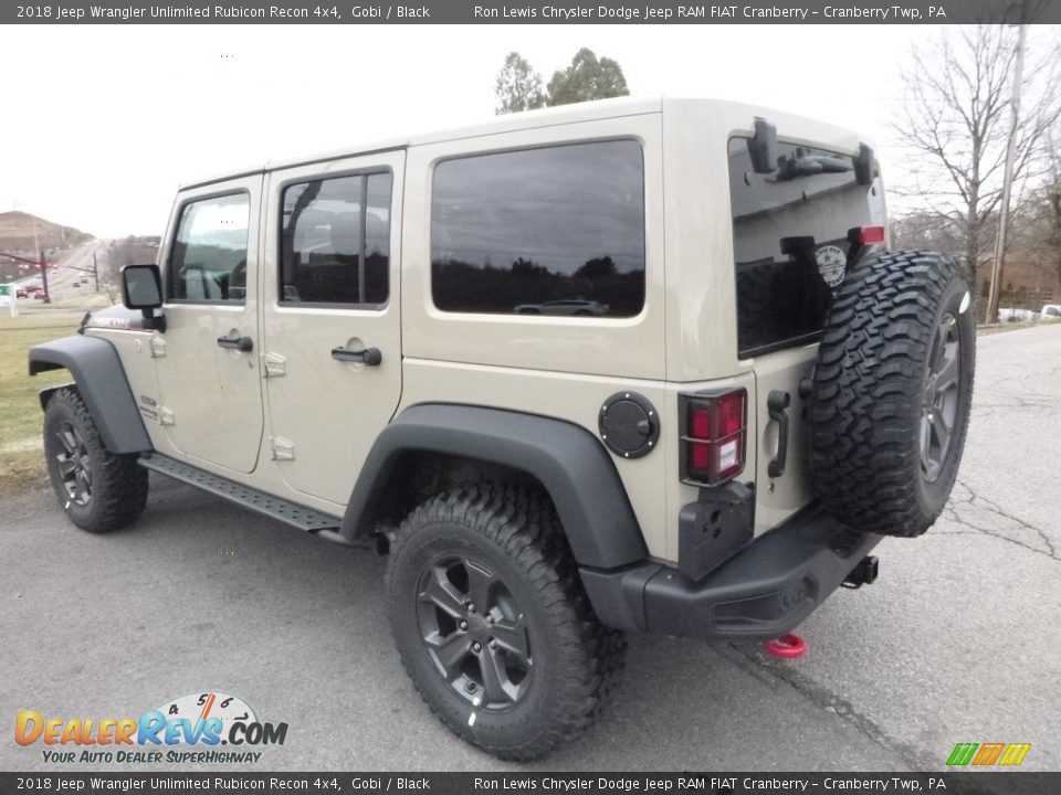 2018 Jeep Wrangler Unlimited Rubicon Recon 4x4 Gobi / Black Photo #3