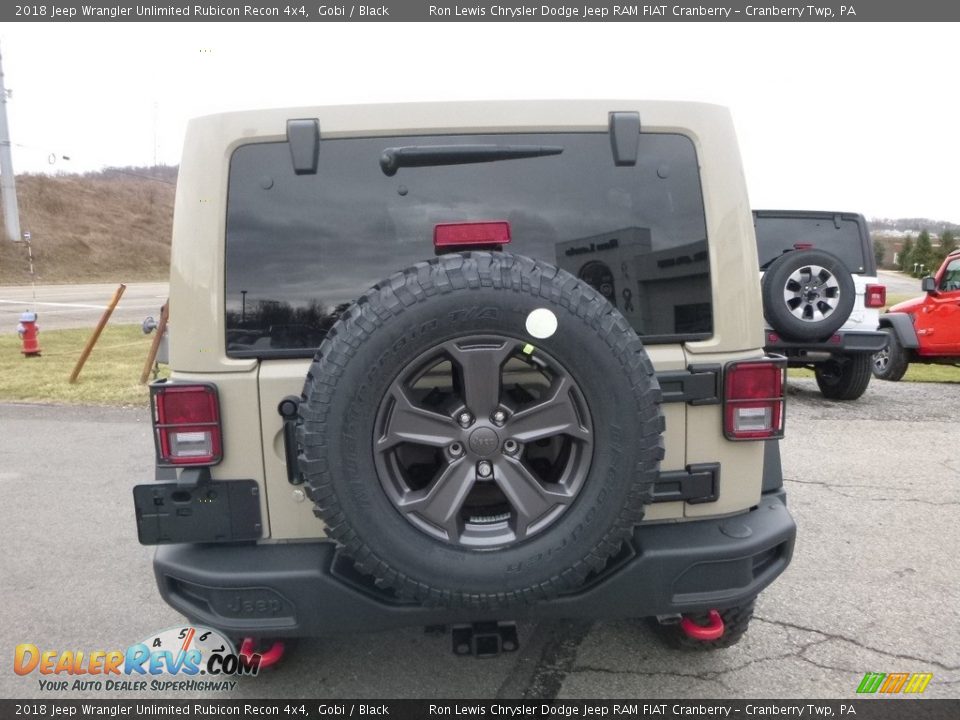 2018 Jeep Wrangler Unlimited Rubicon Recon 4x4 Gobi / Black Photo #4