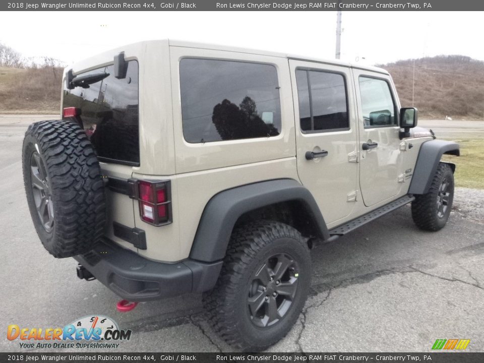 2018 Jeep Wrangler Unlimited Rubicon Recon 4x4 Gobi / Black Photo #5