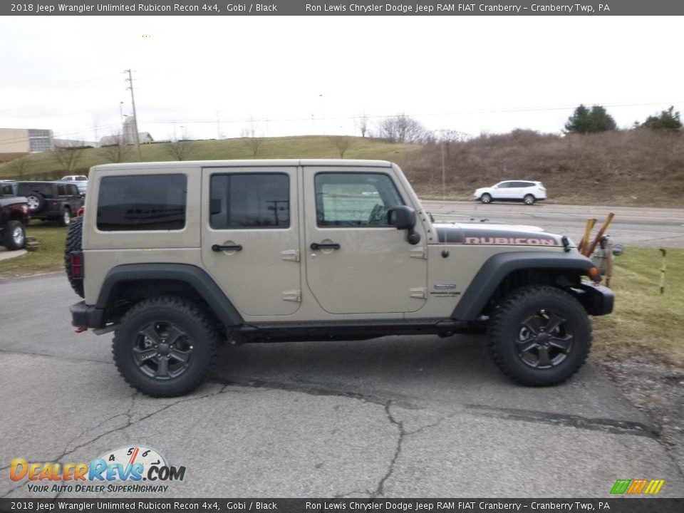 2018 Jeep Wrangler Unlimited Rubicon Recon 4x4 Gobi / Black Photo #6