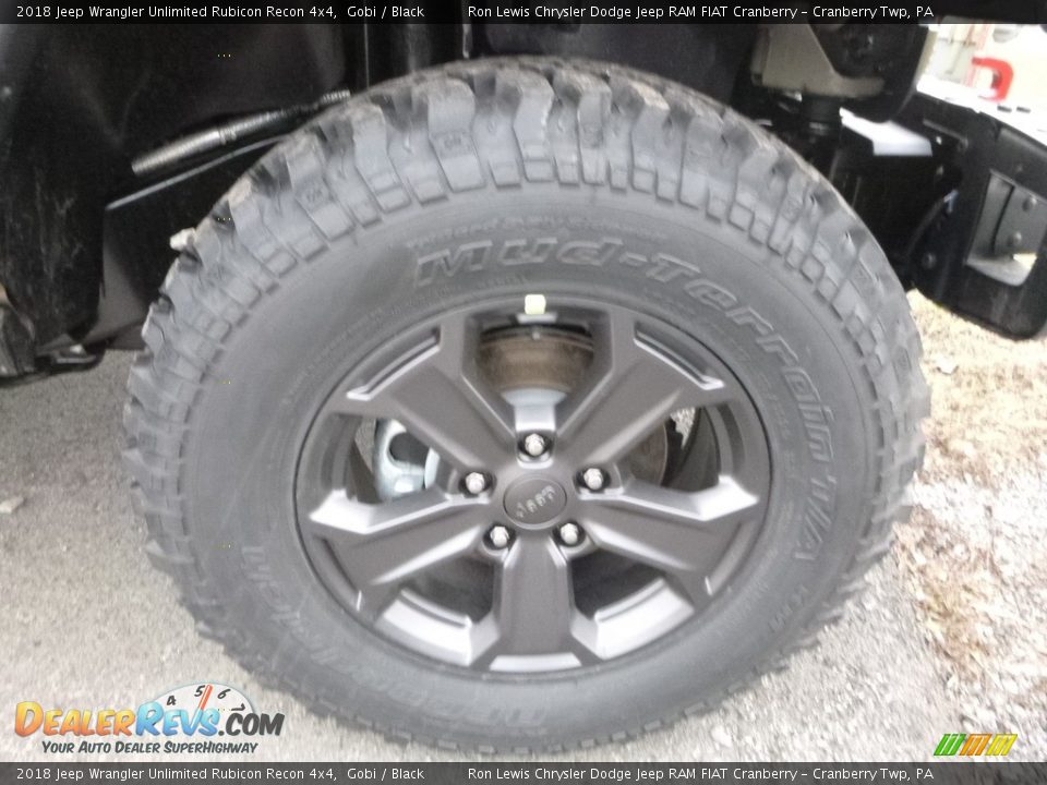 2018 Jeep Wrangler Unlimited Rubicon Recon 4x4 Gobi / Black Photo #9
