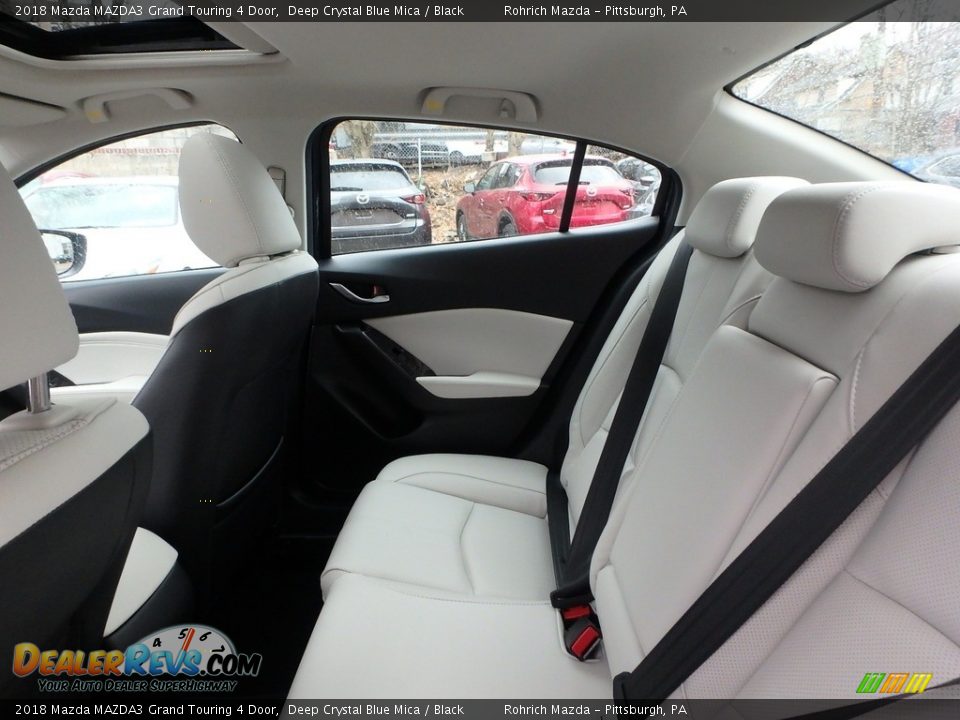 2018 Mazda MAZDA3 Grand Touring 4 Door Deep Crystal Blue Mica / Black Photo #7