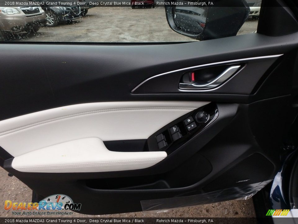 2018 Mazda MAZDA3 Grand Touring 4 Door Deep Crystal Blue Mica / Black Photo #9