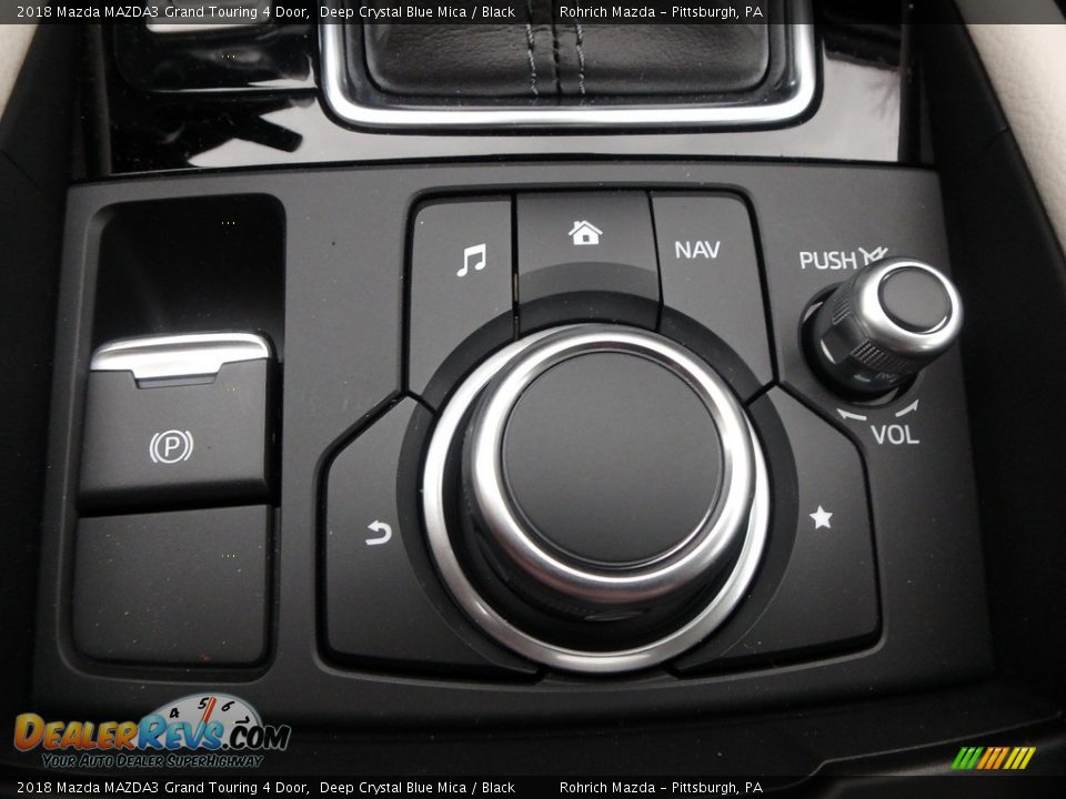 2018 Mazda MAZDA3 Grand Touring 4 Door Deep Crystal Blue Mica / Black Photo #12