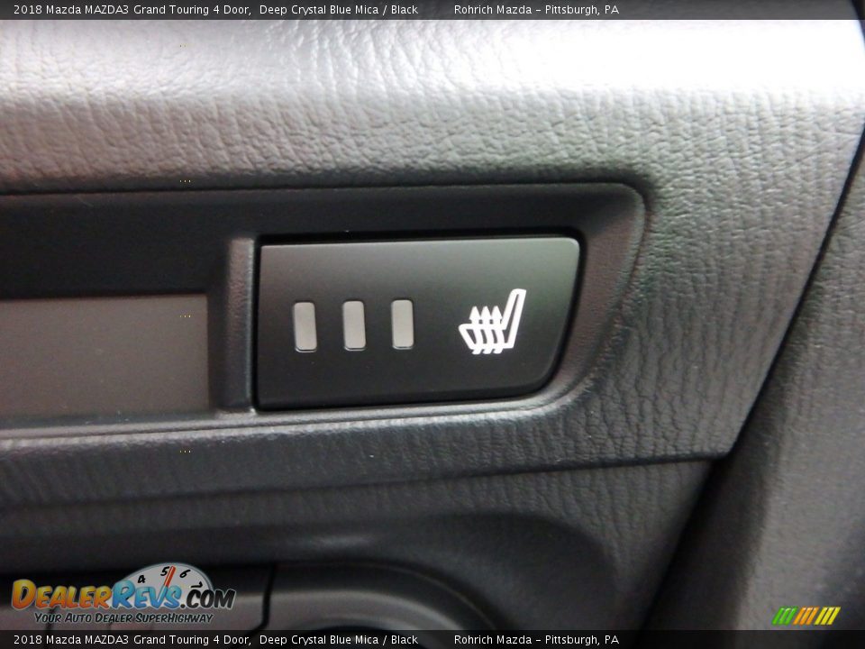 2018 Mazda MAZDA3 Grand Touring 4 Door Deep Crystal Blue Mica / Black Photo #14
