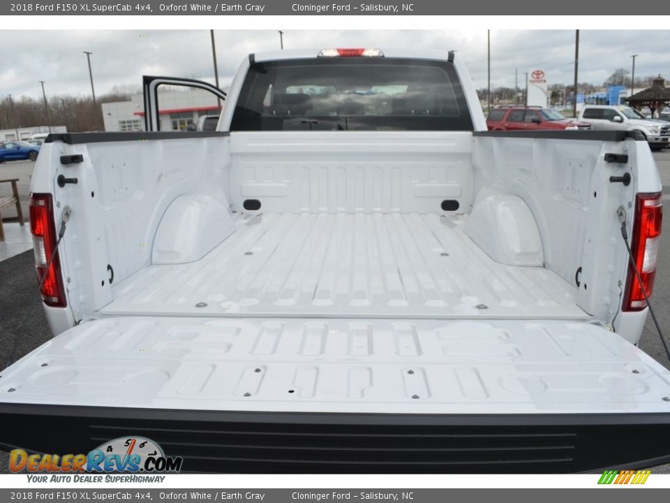 2018 Ford F150 XL SuperCab 4x4 Oxford White / Earth Gray Photo #6