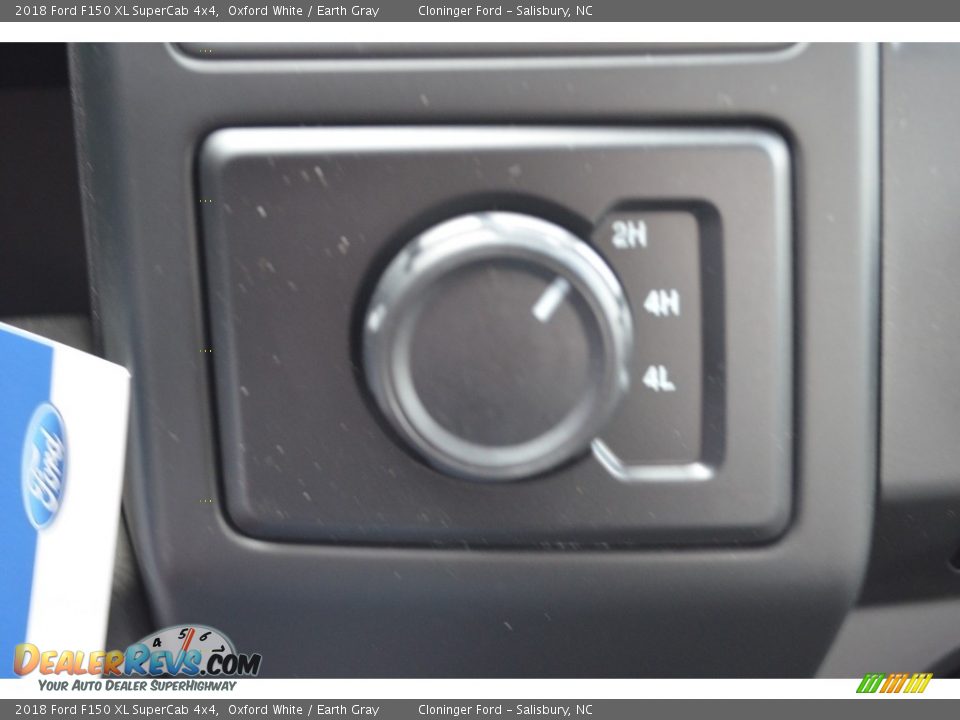 2018 Ford F150 XL SuperCab 4x4 Oxford White / Earth Gray Photo #13