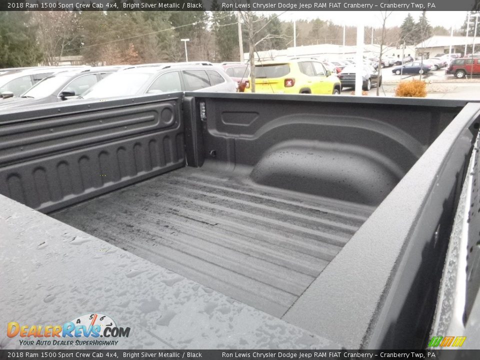 2018 Ram 1500 Sport Crew Cab 4x4 Bright Silver Metallic / Black Photo #13