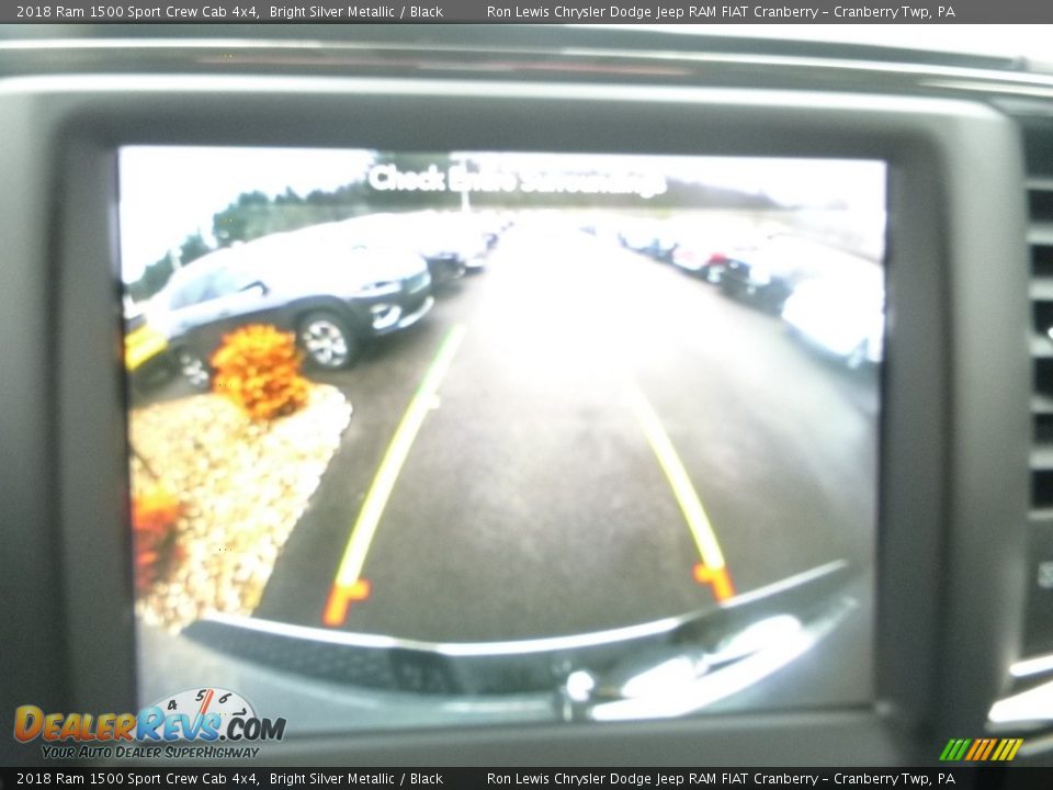 2018 Ram 1500 Sport Crew Cab 4x4 Bright Silver Metallic / Black Photo #18