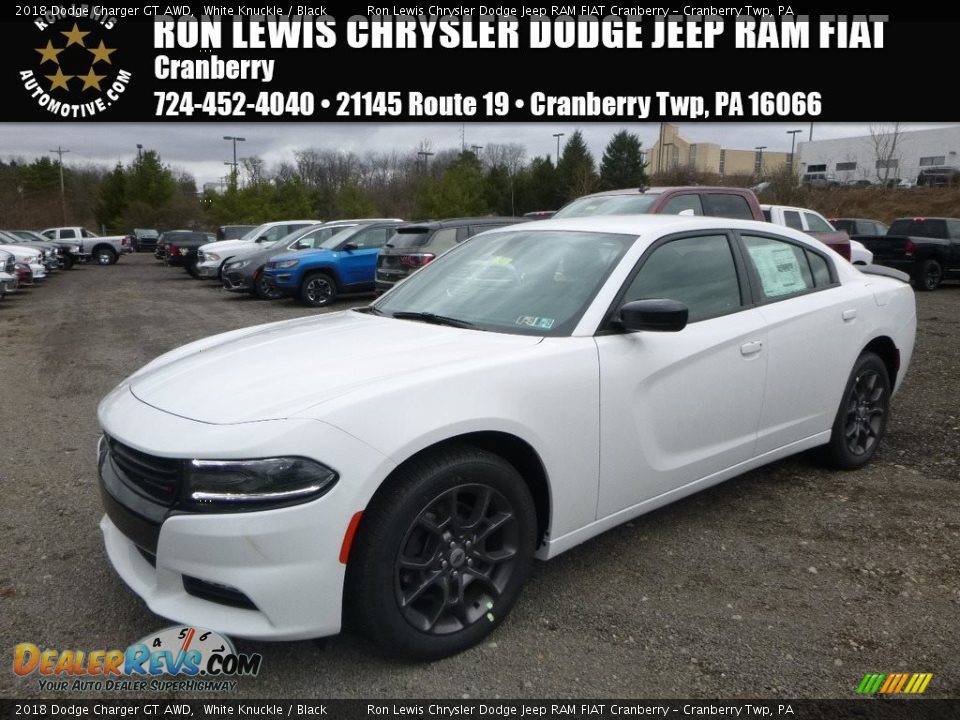 2018 Dodge Charger GT AWD White Knuckle / Black Photo #1