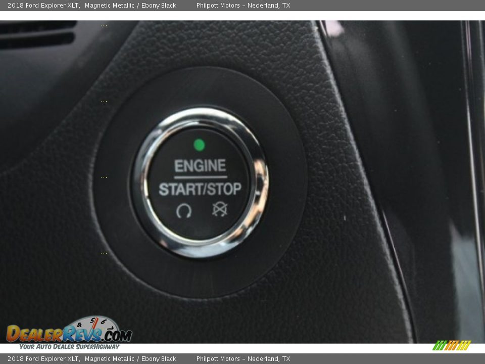 2018 Ford Explorer XLT Magnetic Metallic / Ebony Black Photo #18