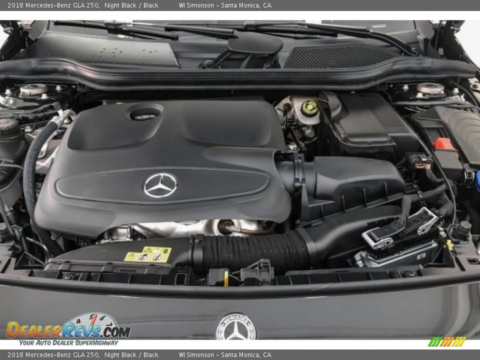 2018 Mercedes-Benz GLA 250 Night Black / Black Photo #8