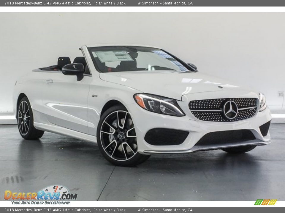 Front 3/4 View of 2018 Mercedes-Benz C 43 AMG 4Matic Cabriolet Photo #1