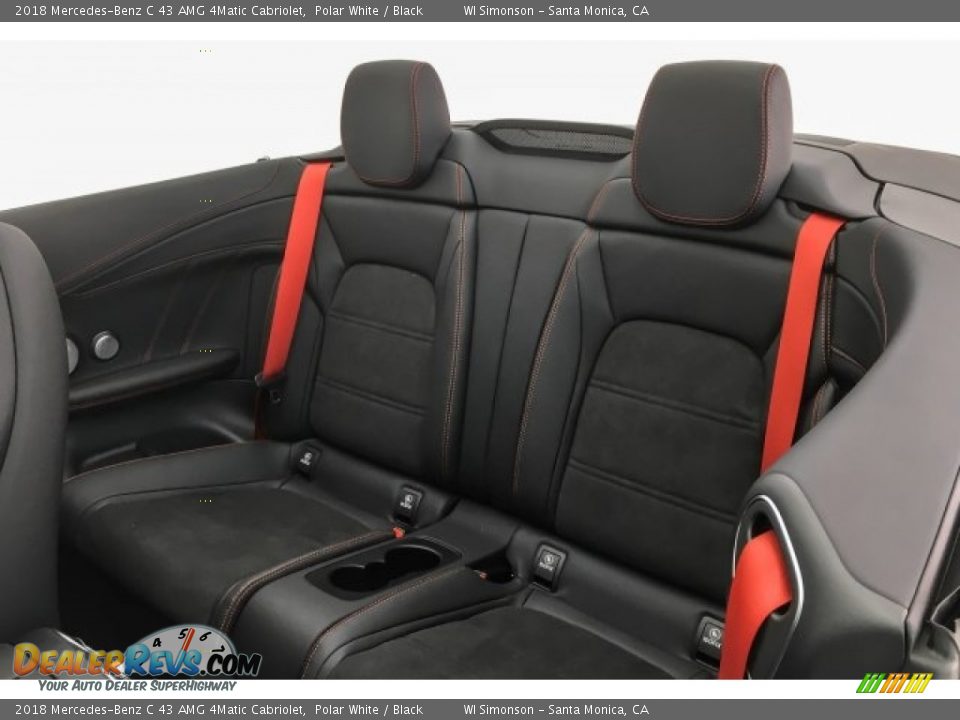 Rear Seat of 2018 Mercedes-Benz C 43 AMG 4Matic Cabriolet Photo #7