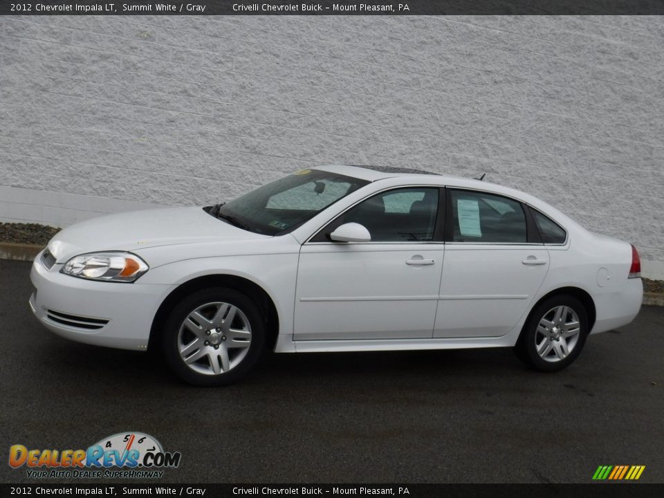 2012 Chevrolet Impala LT Summit White / Gray Photo #2