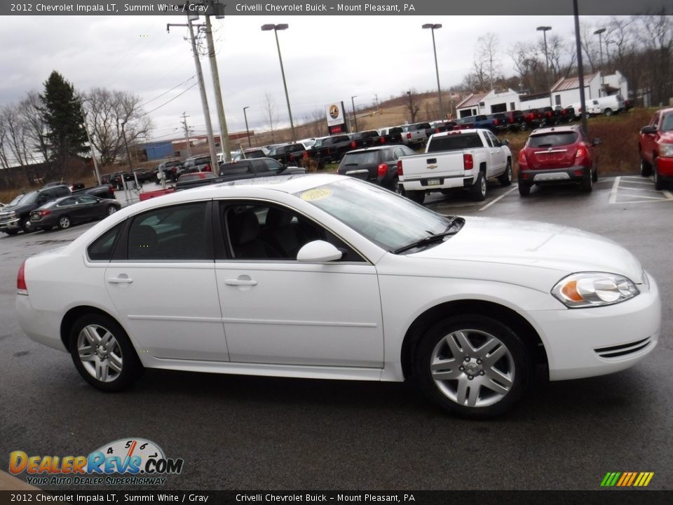 2012 Chevrolet Impala LT Summit White / Gray Photo #7
