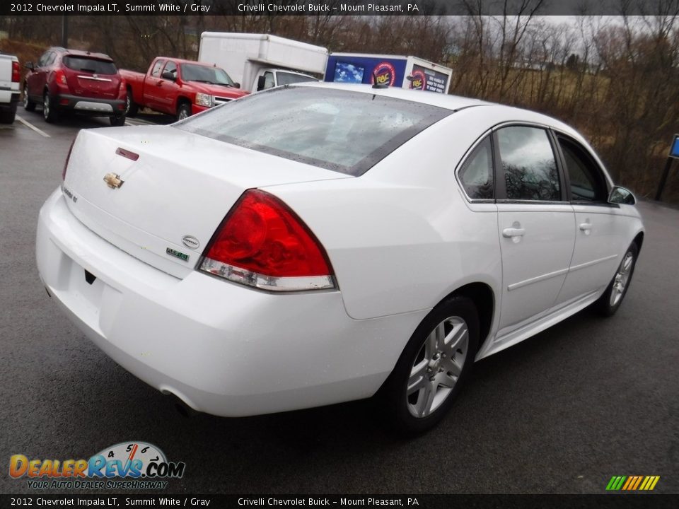 2012 Chevrolet Impala LT Summit White / Gray Photo #8