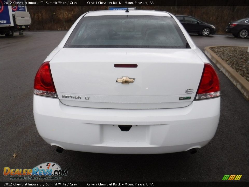 2012 Chevrolet Impala LT Summit White / Gray Photo #9