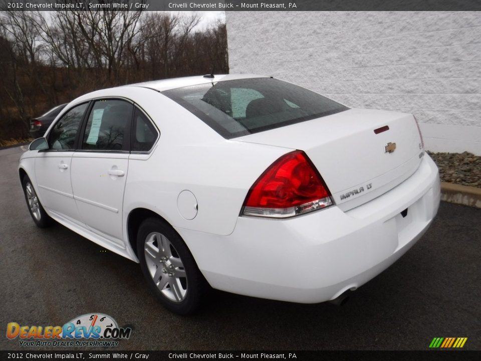 2012 Chevrolet Impala LT Summit White / Gray Photo #10