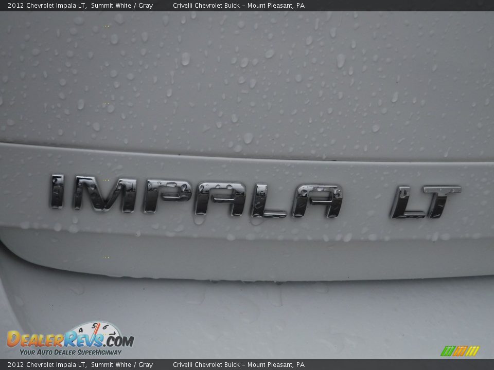 2012 Chevrolet Impala LT Summit White / Gray Photo #11