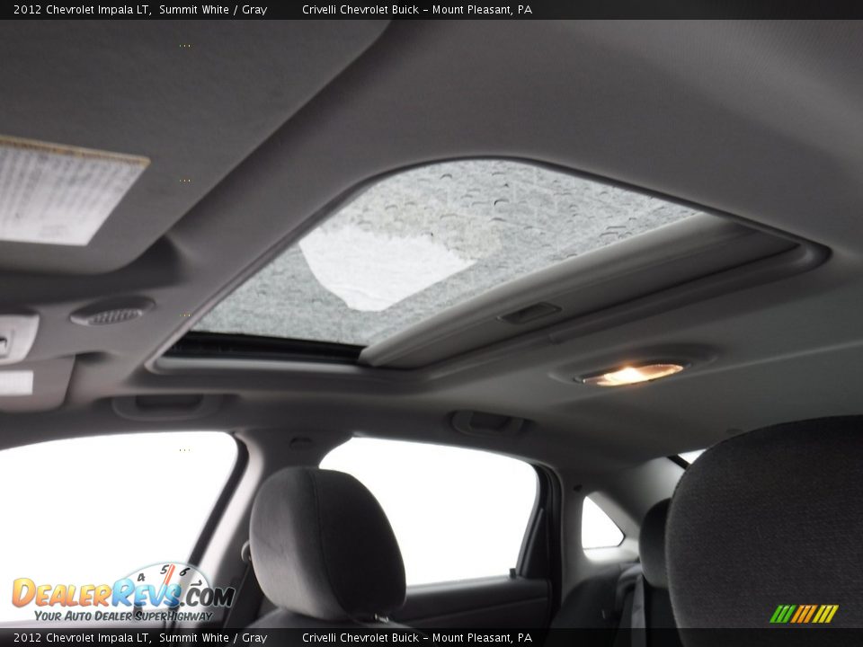 2012 Chevrolet Impala LT Summit White / Gray Photo #13