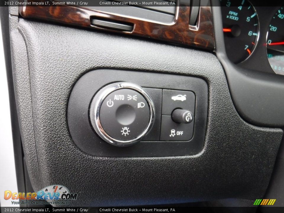 2012 Chevrolet Impala LT Summit White / Gray Photo #16