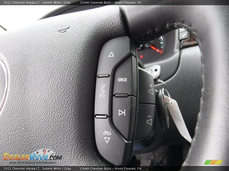 2012 Chevrolet Impala LT Summit White / Gray Photo #27