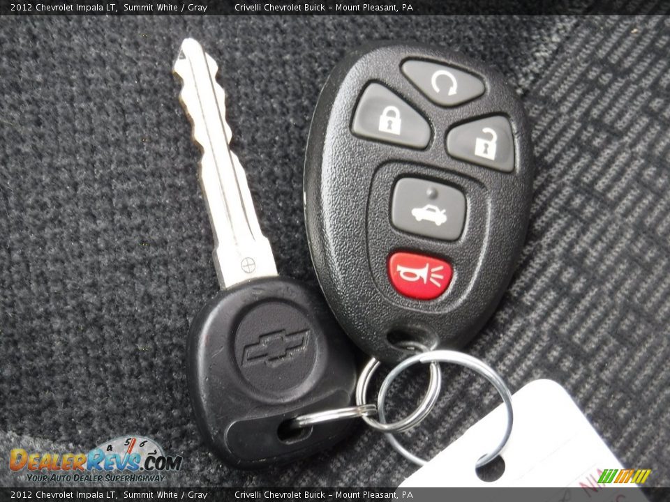 2012 Chevrolet Impala LT Summit White / Gray Photo #28