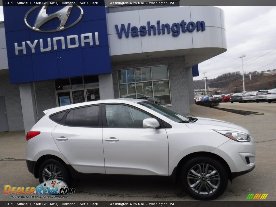 2015 Hyundai Tucson GLS AWD Diamond Silver / Black Photo #2