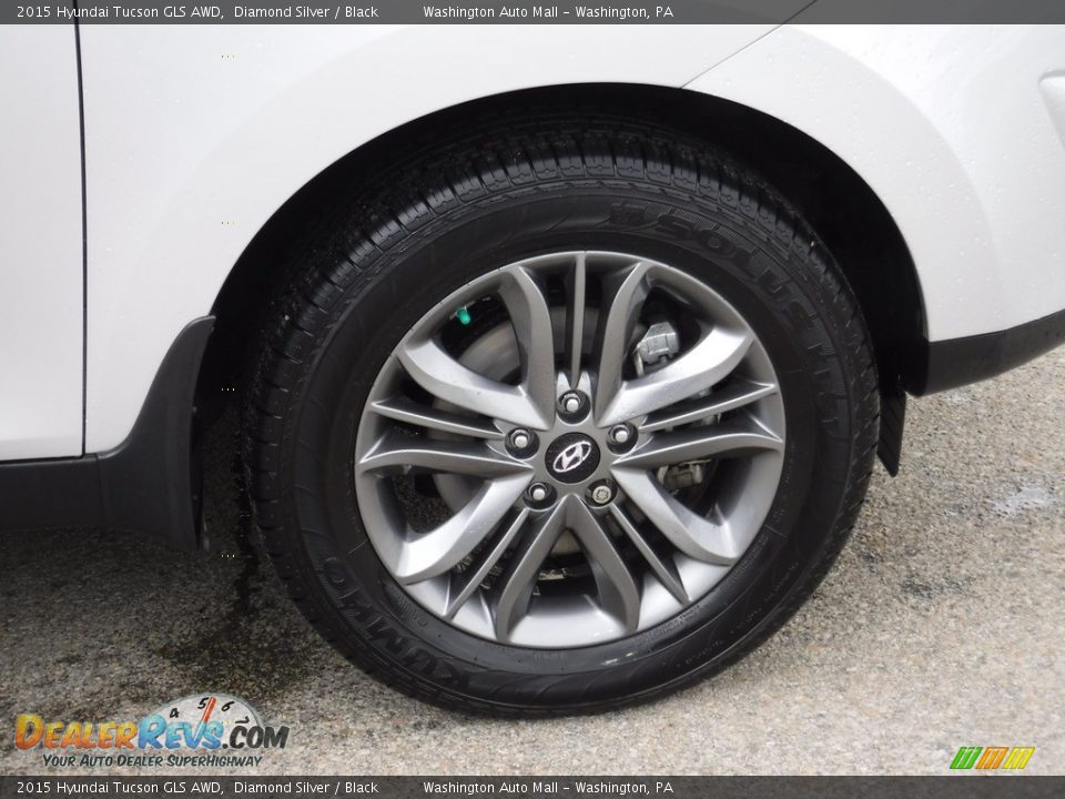2015 Hyundai Tucson GLS AWD Diamond Silver / Black Photo #3