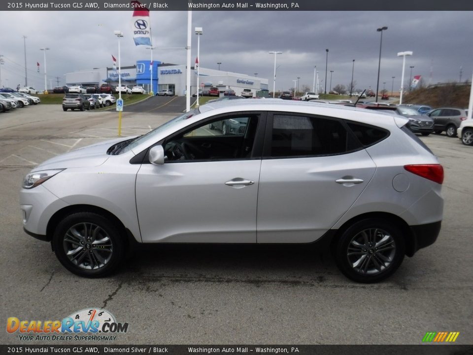 2015 Hyundai Tucson GLS AWD Diamond Silver / Black Photo #6
