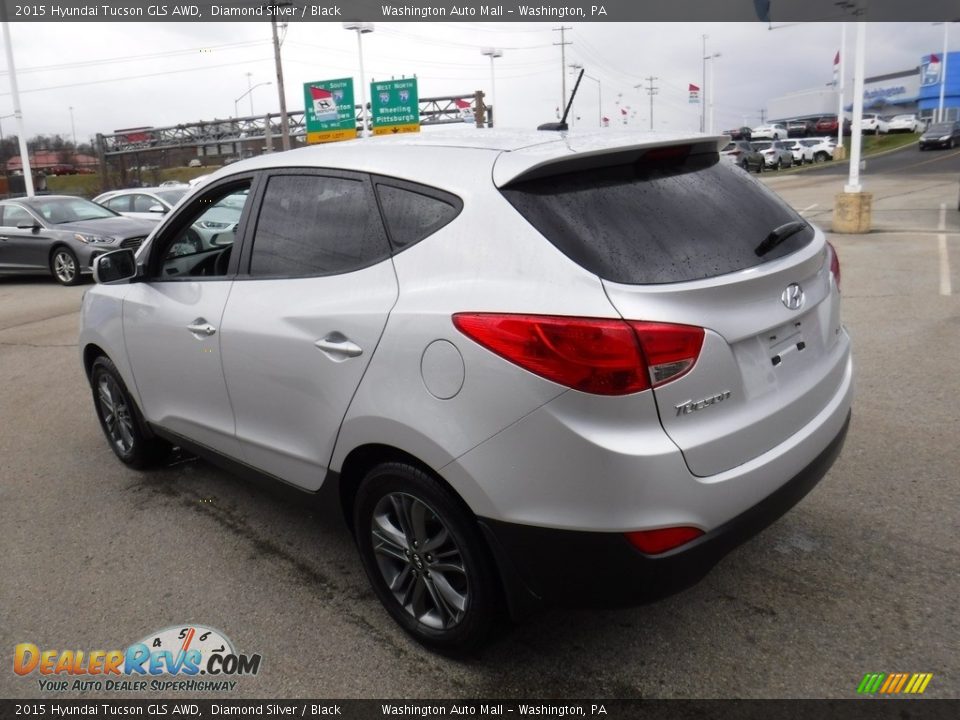 2015 Hyundai Tucson GLS AWD Diamond Silver / Black Photo #7