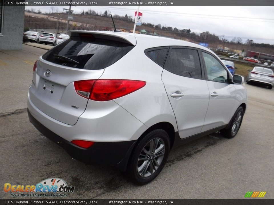 2015 Hyundai Tucson GLS AWD Diamond Silver / Black Photo #9