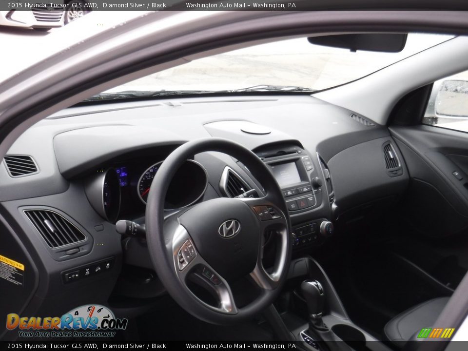 2015 Hyundai Tucson GLS AWD Diamond Silver / Black Photo #11