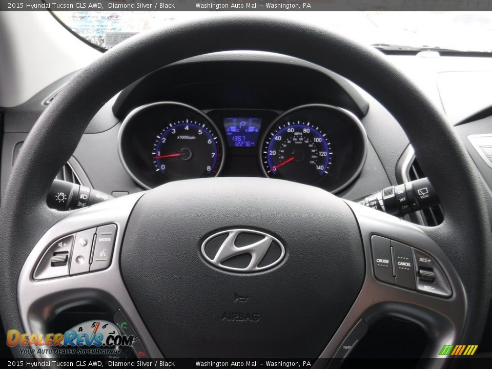 2015 Hyundai Tucson GLS AWD Diamond Silver / Black Photo #20