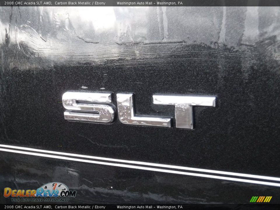 2008 GMC Acadia SLT AWD Carbon Black Metallic / Ebony Photo #5